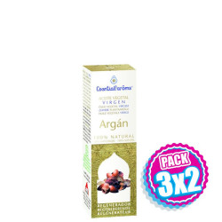 Pack 3x2 ACEITE VEGETAL VIRGEN DE ARGAN BIO 15Ml. ESENTIAL AROMS
