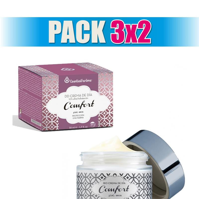 Pack 3x2 CREMA DD COMFORT 50Gr. ESENTIAL AROMS
