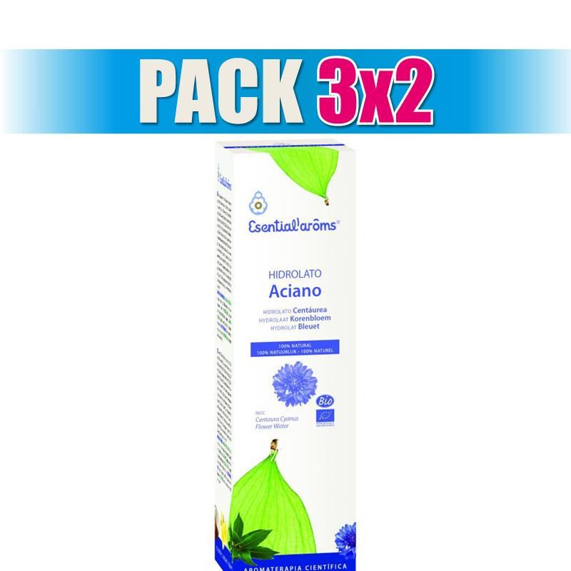 Pack 3x2 HIDROLATO DE ACIANO BIO 100Ml. ESENTIAL AROMS