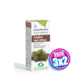 Pack 3x2 CEDRO DE ATLAS 10Ml. ESENTIAL AROMS