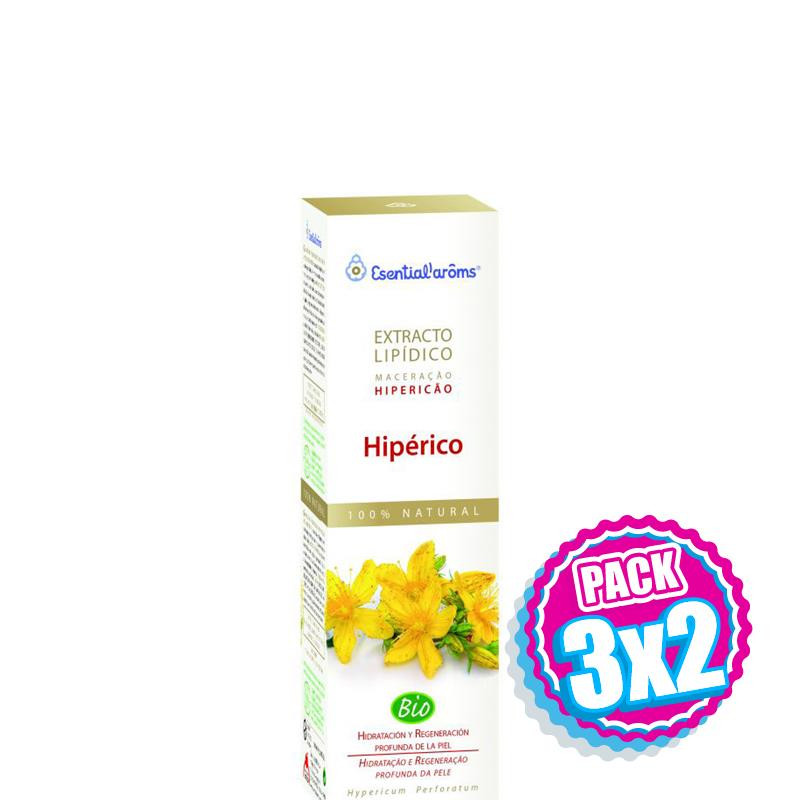 Pack 3x2 EXTRACTO LIPIDICO DE HIPERICO ECOCERT 500Ml. ESENTIAL AROMS