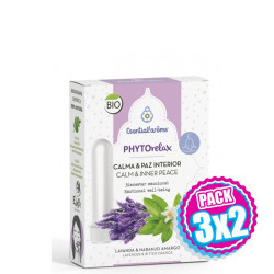 Pack 3x2 PHYTO RELAX 2 STICKS INHALADORES x 5Ml. ESENTIAL AROMS