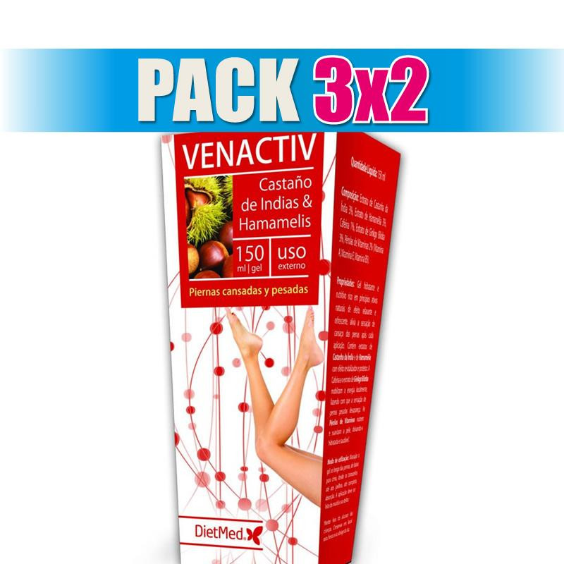 Pack 3x2 VENACTIV 150Ml. DIETMED