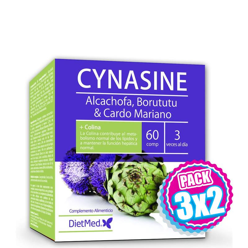 Pack 3x2 CYNASINE 60 COMPRIMIDOS DIETMED