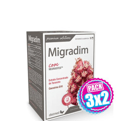 Pack 3x2 MIGRADIN 60 CAPSULAS DIETMED