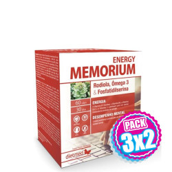 Pack 3x2 MEMORIUM ENERGY 60 CAPSULAS DIETMED