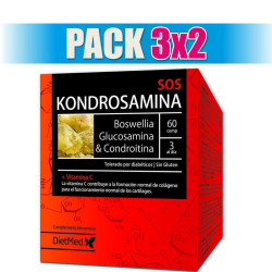 Pack 3x2 KONDROSAMINA FORTE 60 COMPRIMIDOS DIETMED