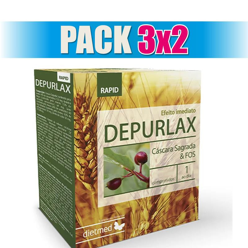 Pack 3x2 DEPURLAX 15 COMPRIMIDOS DIETMED