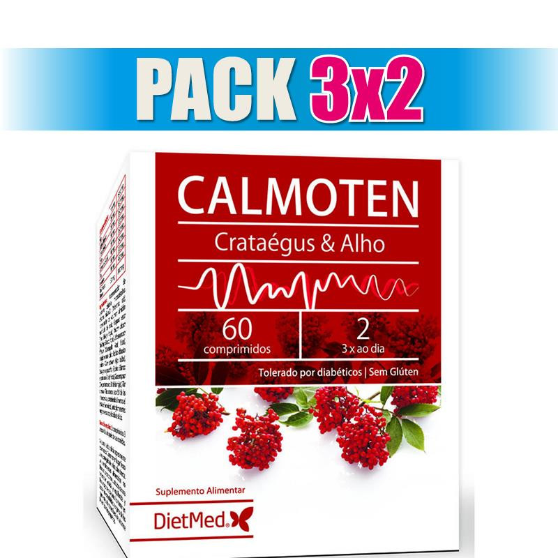 Pack 3x2 CALMOTEN 60 COMPRIMIDOS DIETMED