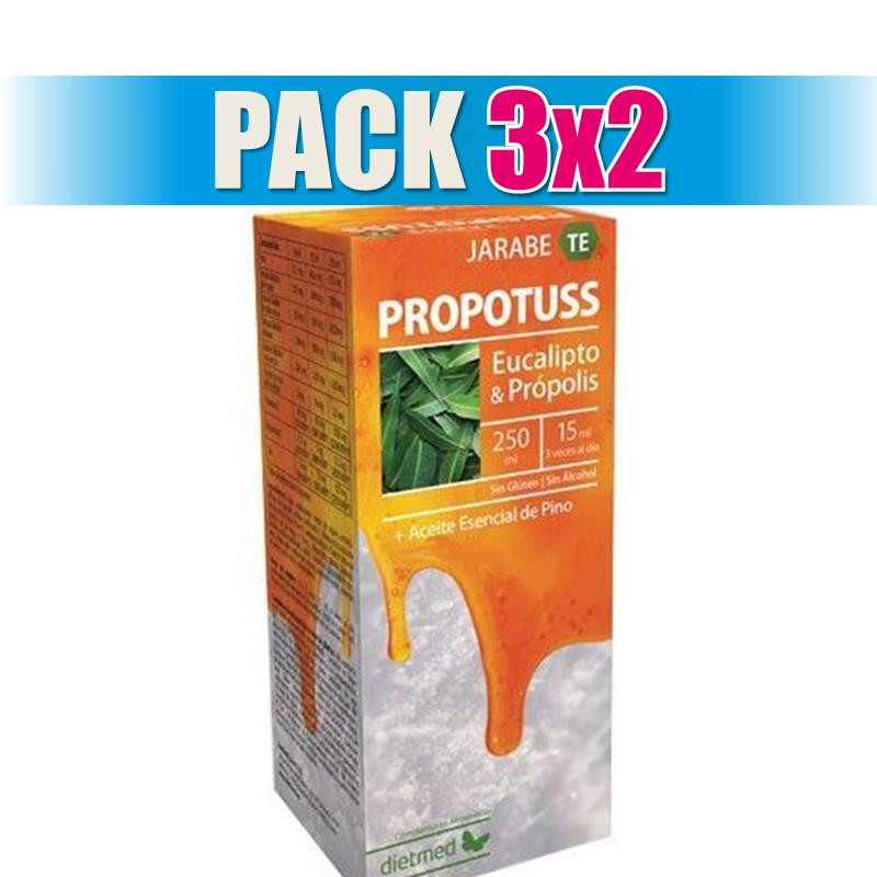 Pack 3x2 PROPOTUSS TE 250Ml. DIETMED
