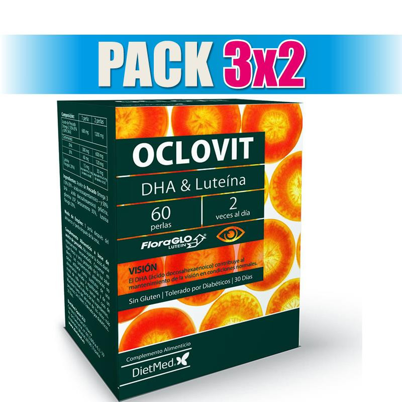 Pack 3x2 OCLOVIT 60 PERLAS DIETMED