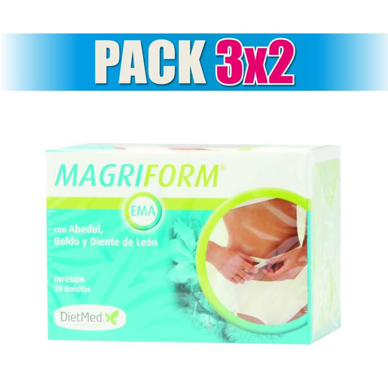 Pack 3x2 MAGRIFORM EMA 20 FILTROS DIETMED