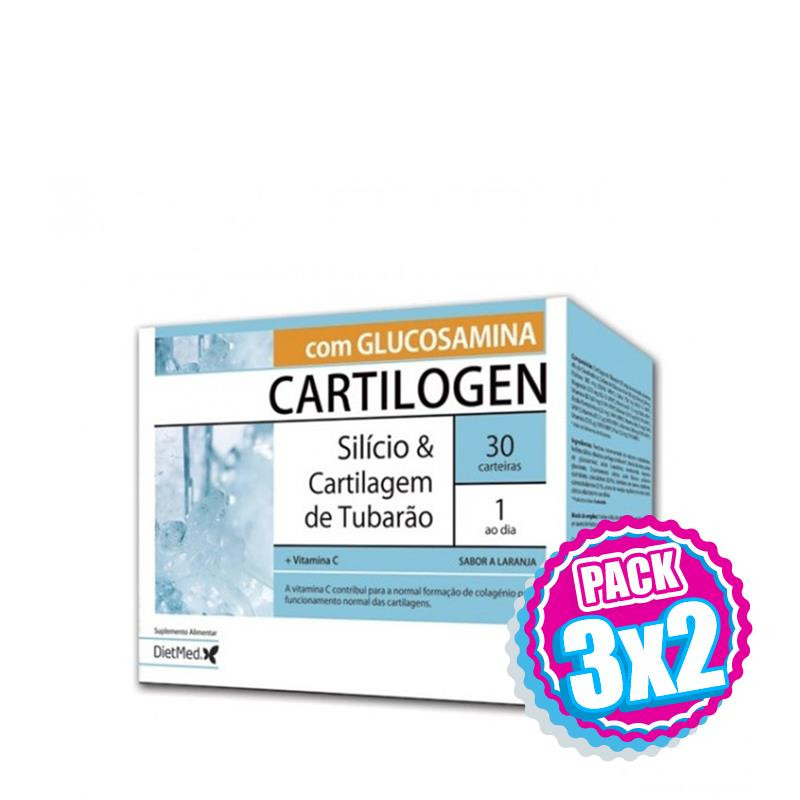 Pack 3x2 CARTILOGEN 30 SOBRES DIETMED