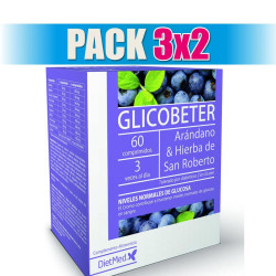 Pack 3x2 GLICOBETER 60 COMPRIMIDOS DIETMED