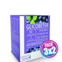 Pack 3x2 GLICOBETER 60 COMPRIMIDOS DIETMED