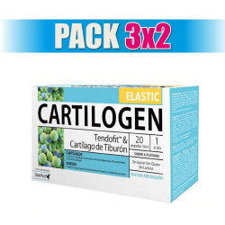 Pack 3x2 CARTILOGEN ELASTIC 20 AMPOLLAS DIETMED