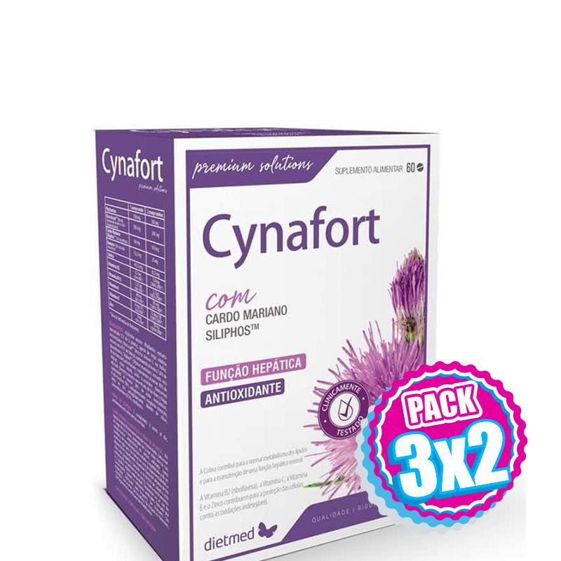 Pack 3x2 CYNAFORT 60 COMPRIMIDOS DIETMED