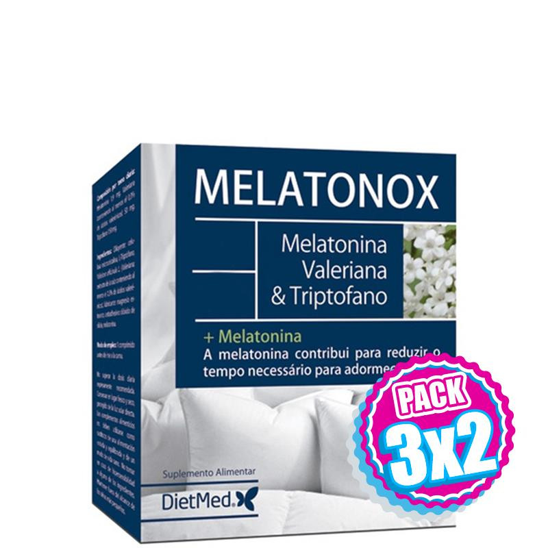 Pack 3x2 MELATONOX 60 COMPRIMIDOS DIETMED
