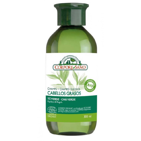 CHAMPU CABELLOS GRASOS COSMOS ORGANIC 300Ml. CORPORE SANO