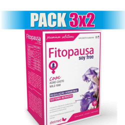 Pack 3x2 FITOPAUSA SOY FREE 60 CAPSULAS DIETMED