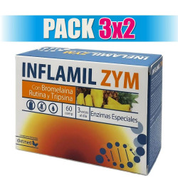 Pack 3x2 INFLAMIL ZYM 60 COMPRIMIDOS DIETMED