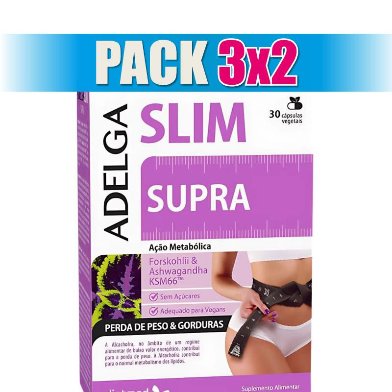 Pack 3x2 ADELGASLIM SUPRA 30 CÁPSULAS DIETMED