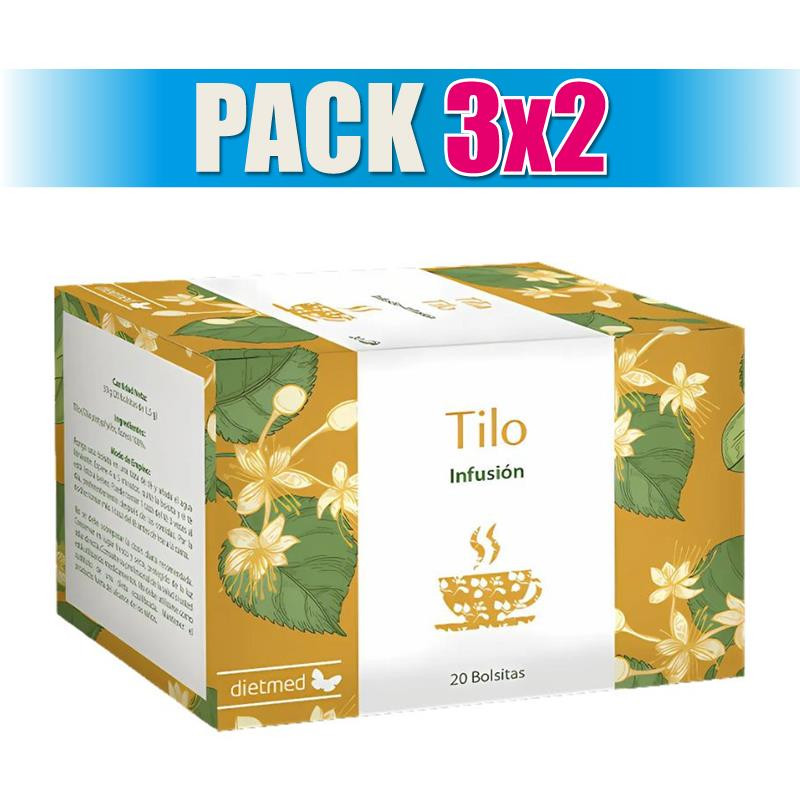 Pack 3x2 INFUSIÓN TILO 20 BOLSITAS DIETMED
