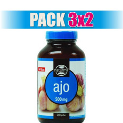 Pack 3x2 AJO 500Mg. 240 PERLAS NATURMIL