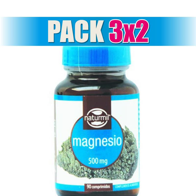 Pack 3x2 MAGNESIO 500Mg. 90 COMPRIMIDOS NATURMIL