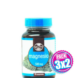Pack 3x2 MAGNESIO 500Mg. 90 COMPRIMIDOS NATURMIL