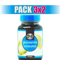 Pack 3x2 GLUCOSAMINA + CONDROITINA 45 CAPSULAS NATURMIL
