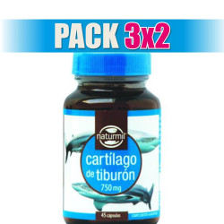 Pack 3x2 CARTILAGO DE TIBURON 750MG 45 CAPSULAS NATURMIL