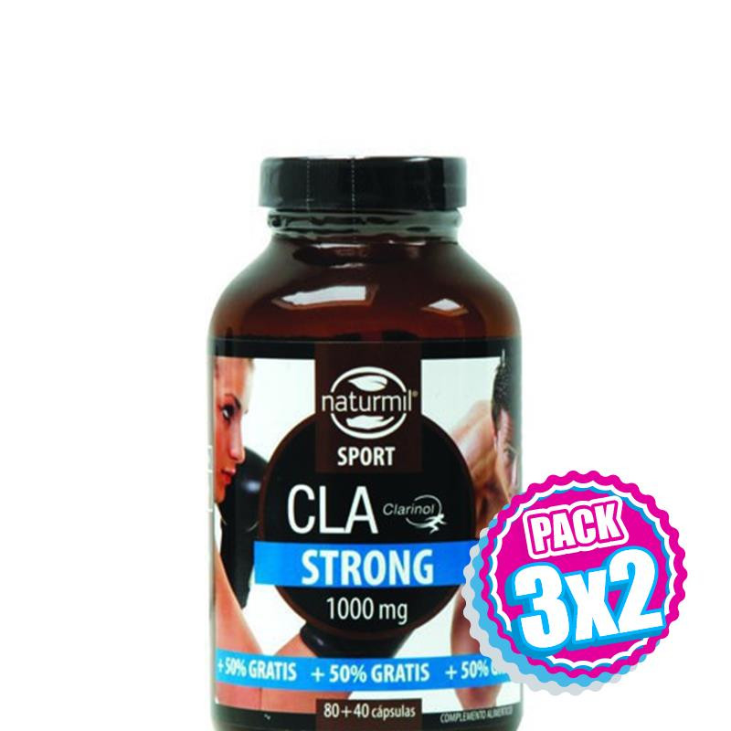 Pack 3x2 CLA STRONG 1.000Mg. 80+40 PERLAS NATURMIL