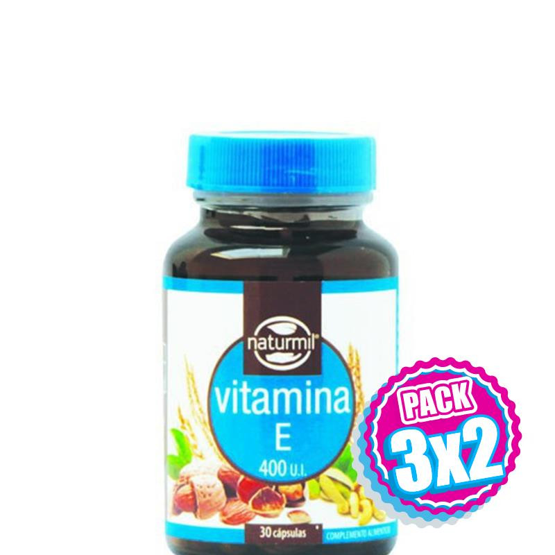 Pack 3x2 VITAMINA E 400UI. 30 PERLAS NATURMIL