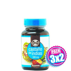 Pack 3x2 CASTAÑO DE INDIAS 300Mg. 90 COMPRIMIDOS NATURMIL