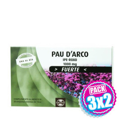 Pack 3x2 PAU DARCO FORTE 20 AMPOLLAS NATURMIL