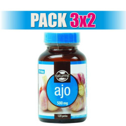 Pack 3x2 AJO 500Mg. 120 PERLAS NATURMIL