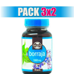 Pack 3x2 BORRAJA 1.000Mg. 30 PERLAS NATURMIL