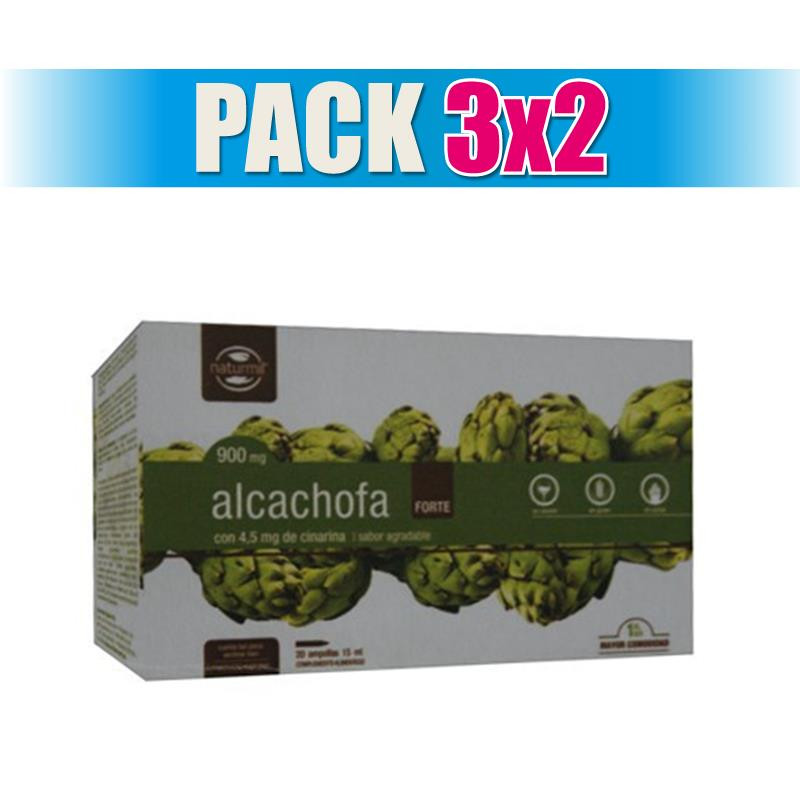 Pack 3x2 ALCACHOFA FORTE 20 AMPOLLAS NATURMIL