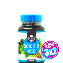 Pack 3x2 SELENIO ACE 30 PERLAS NATURMIL