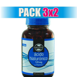 Pack 3x2 ACIDO HIALURONICO 120Mg. 45 COMPRIMIDOS NATURMIL