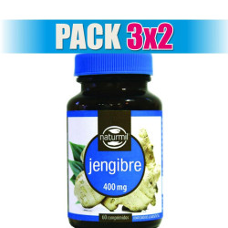 Pack 3x2 JENGIBRE 400Mg. 60 COMPRIMIDOS NATURMIL