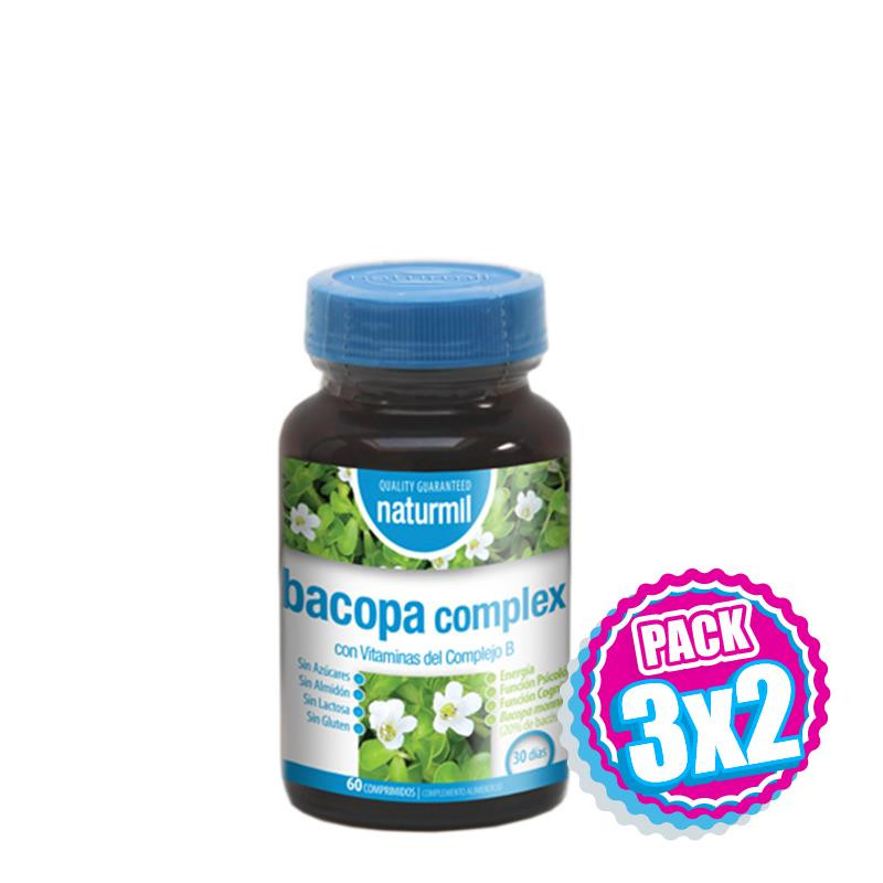 Pack 3x2 BACOPA COMPLEX 60 COMPRIMIDOS NATURMIL