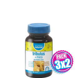 Pack 3x2 TRIBULUS 350Mg. + MACA 350Mg. COMPRIMIDOS NATURMIL