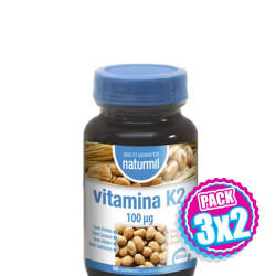 Pack 3x2 VITAMINA K2 100Mg. 60 COMPRIMIDOS NATURMIL