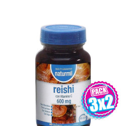 Pack 3x2 REISHI 600Mg. 60 COMPRIMIDOS NATURMIL