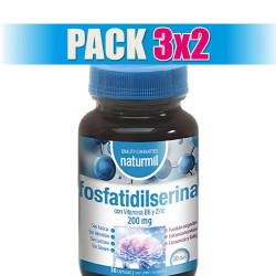Pack 3x2 FOSFATIDILSERINA COMPLEX 200MG 30 CÁPSULAS NATURMIL