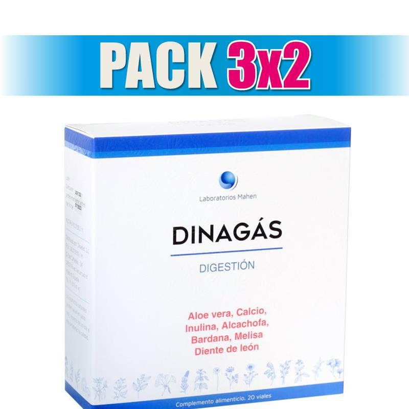 Pack 3x2 DINAGAS 4 20 VIALES DINADIET