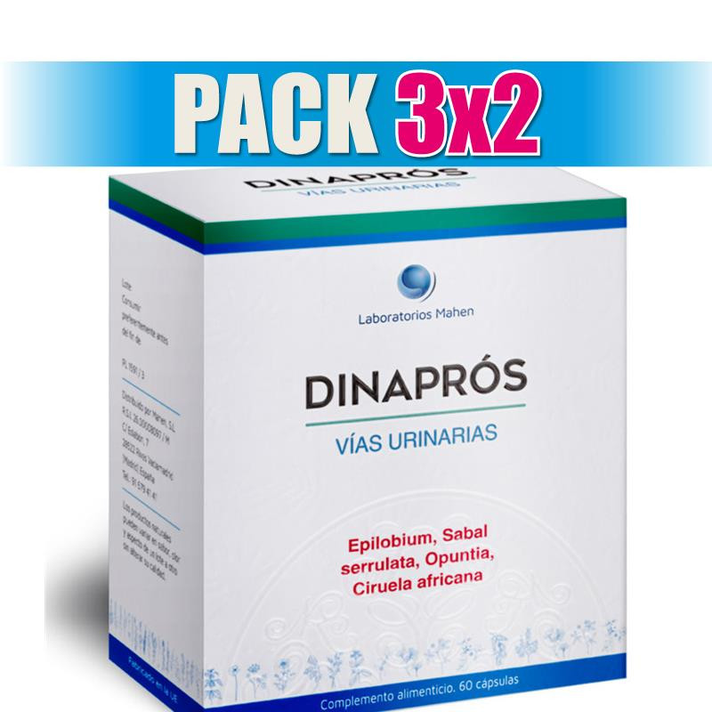 Pack 3x2 DINAPROS 22 60 CAPSULAS. DINADIET