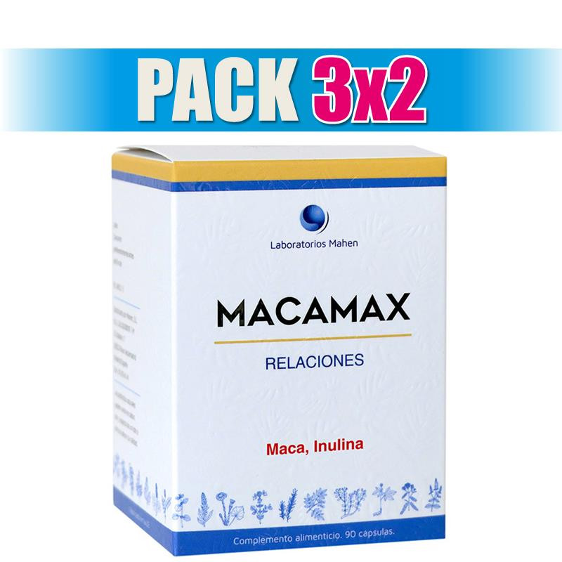 Pack 3x2 MACAMAX 90 CAPSULAS NATURAZUL